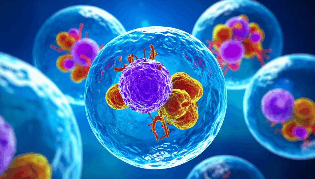 Krebszelle Immunzellen